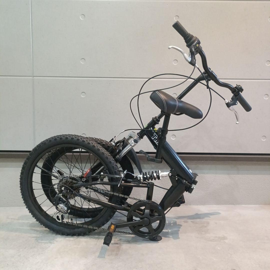 THREE STONE 折りたたみ自転車 ブラック