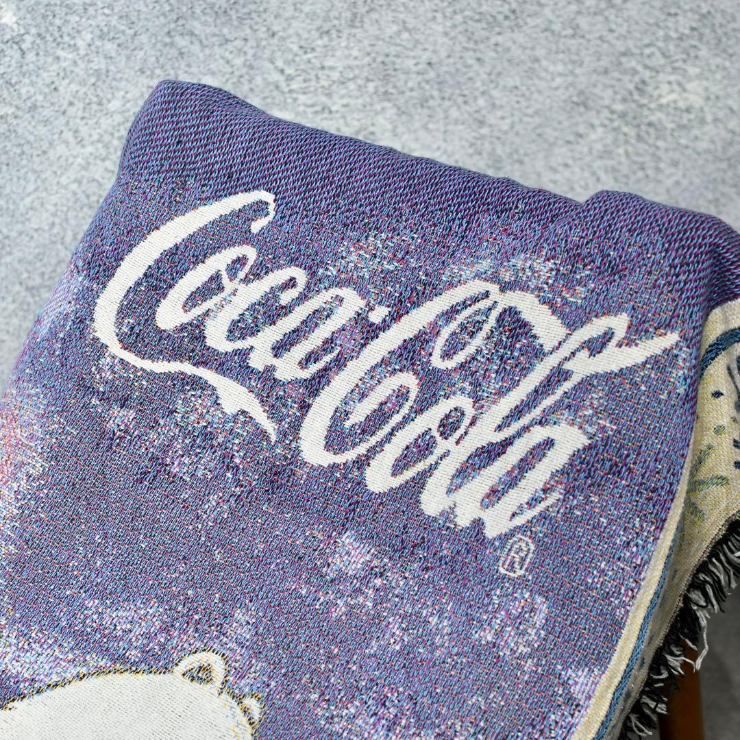 古着 Coca Cola コカコーラ ラグ 絨毯