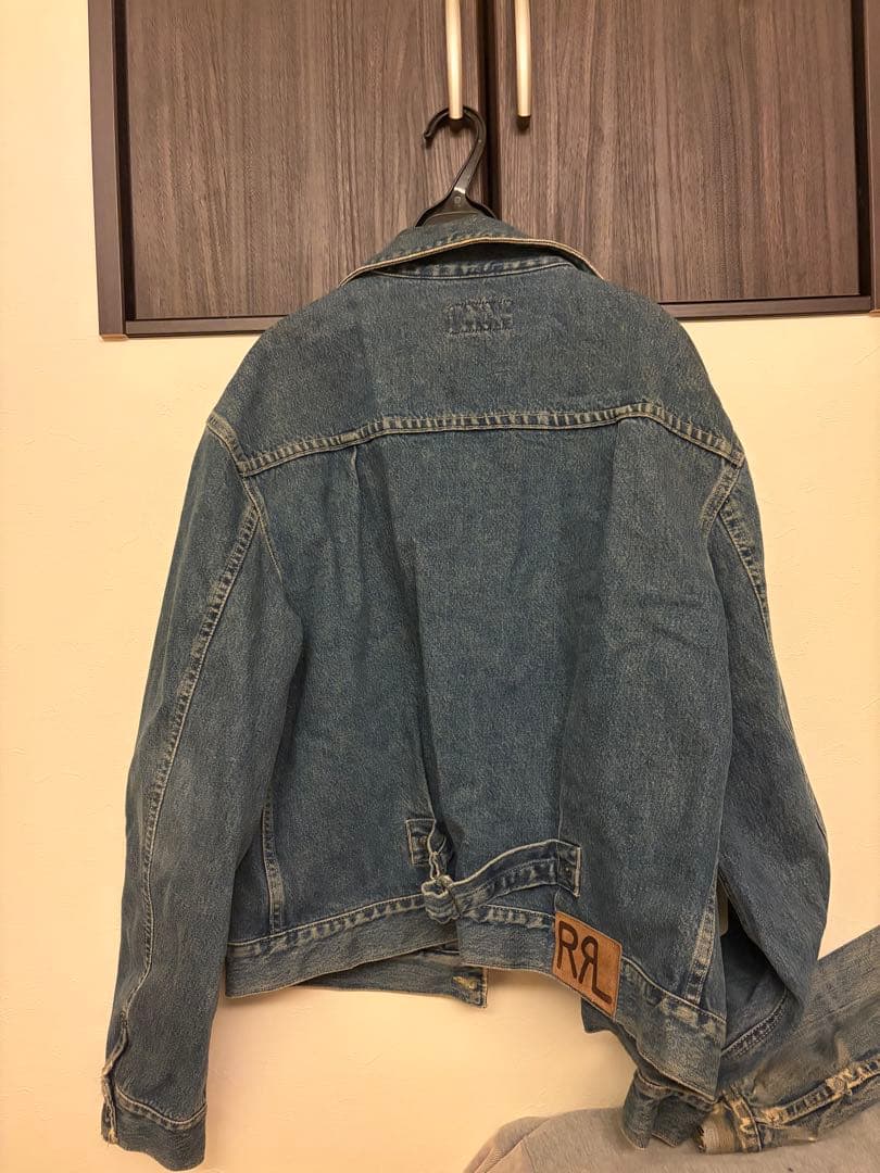 極上　RRL 90S 三ツ星　デニムジャケット (ラルフローレン) ビックサイズ
