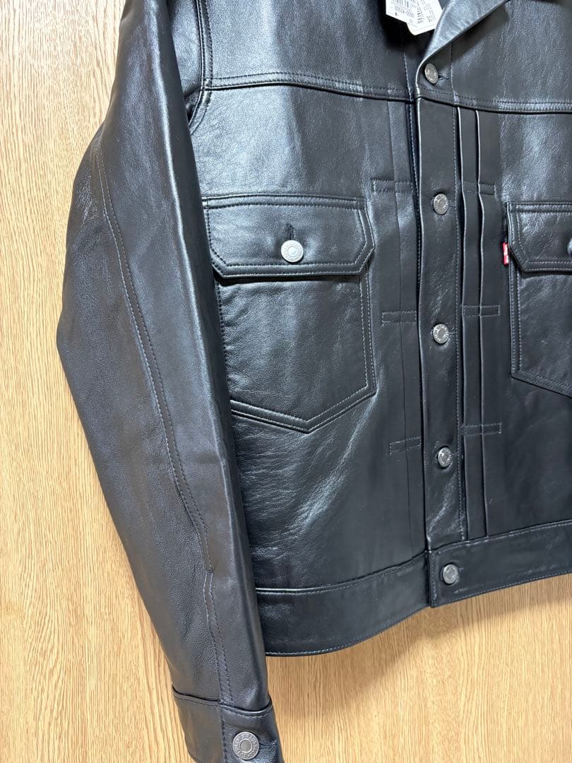 Levi's PREMIUM BLACK レザージャケット TYPEII M