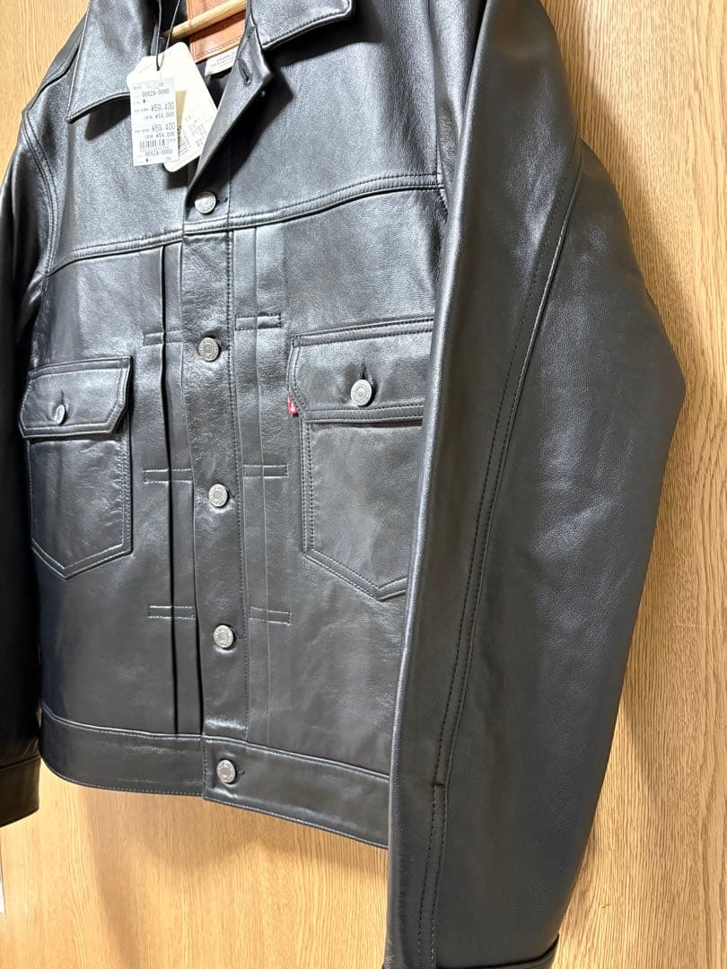 Levi's PREMIUM BLACK レザージャケット TYPEII M