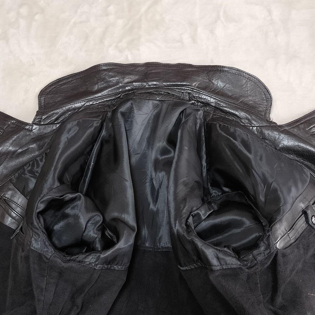 80S　GERMAN POLICE CUSTOM LEATHER JACKET