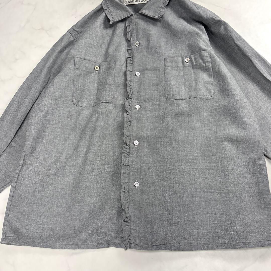 COMME des GARCONS フリルシャツ オーバーサイズ ブラウス