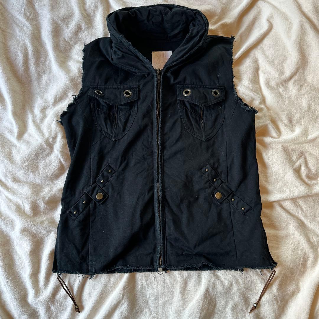 00s archive grunge vest Y2Kグランジ