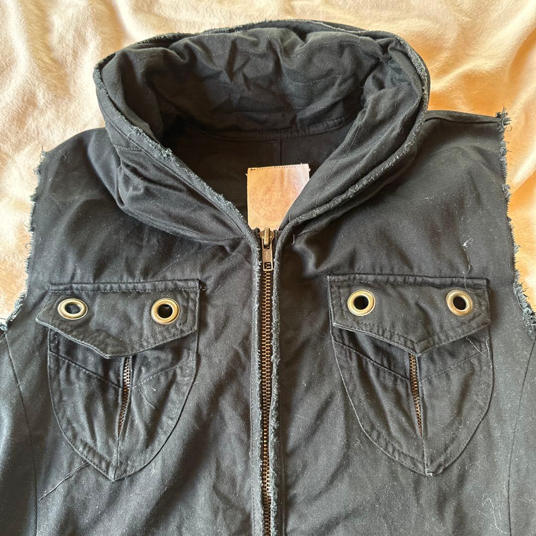 00s archive grunge vest Y2Kグランジ