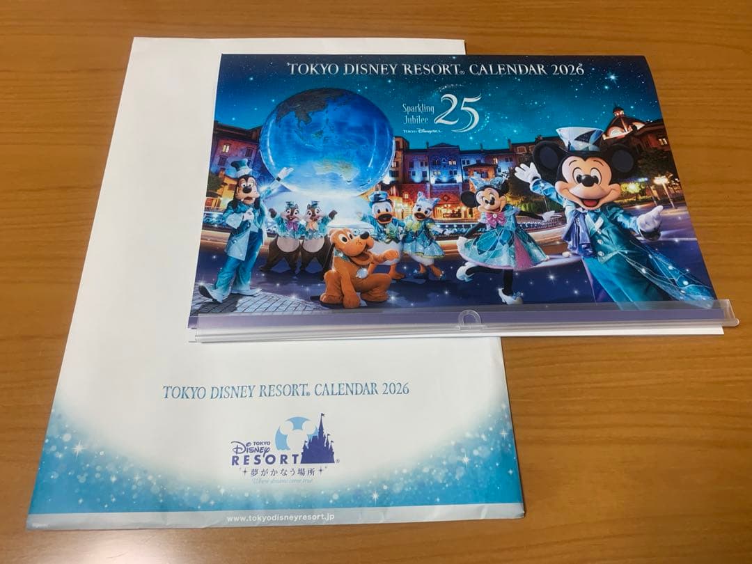 東京ディズニーリゾート　カレンダー　2026