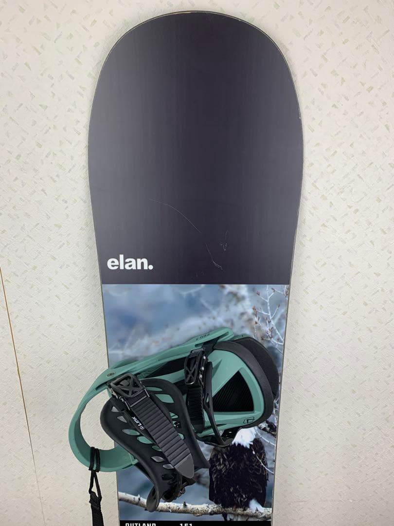 ELAN スノーボード　板　151cm LINK ビンディング　セット　スノボ