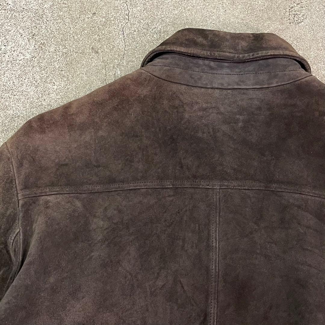 BANANA REPUBLIC スエードジャケット ダークブラウン M