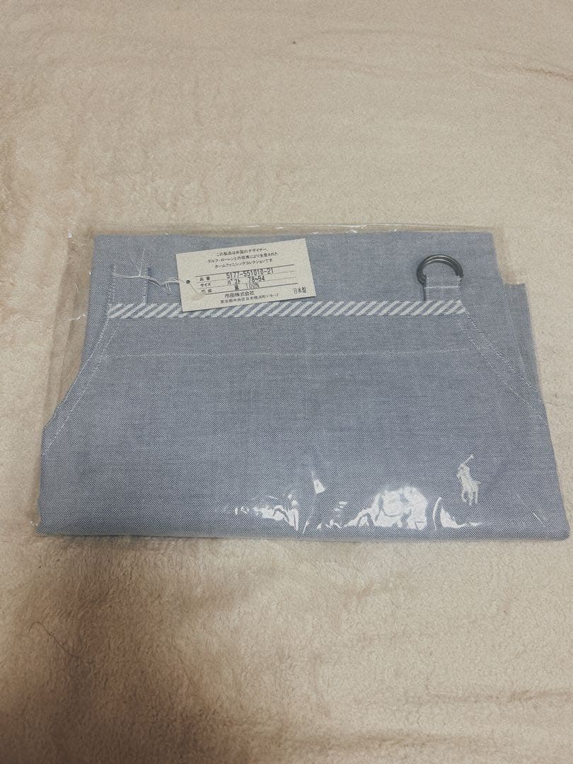 未使用未開封！正規品ラルフローレン エプロン ブルー　フリーサイズ