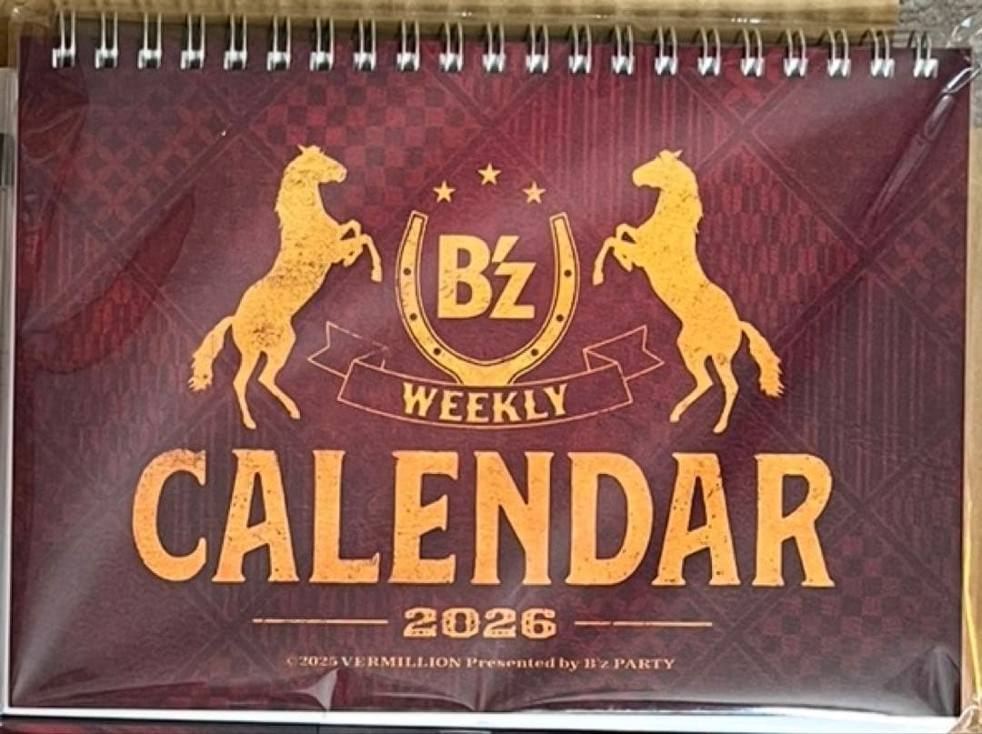カレンダー・スケジュール B'z WEEKLY & MONTHLY CALENDAR 2026