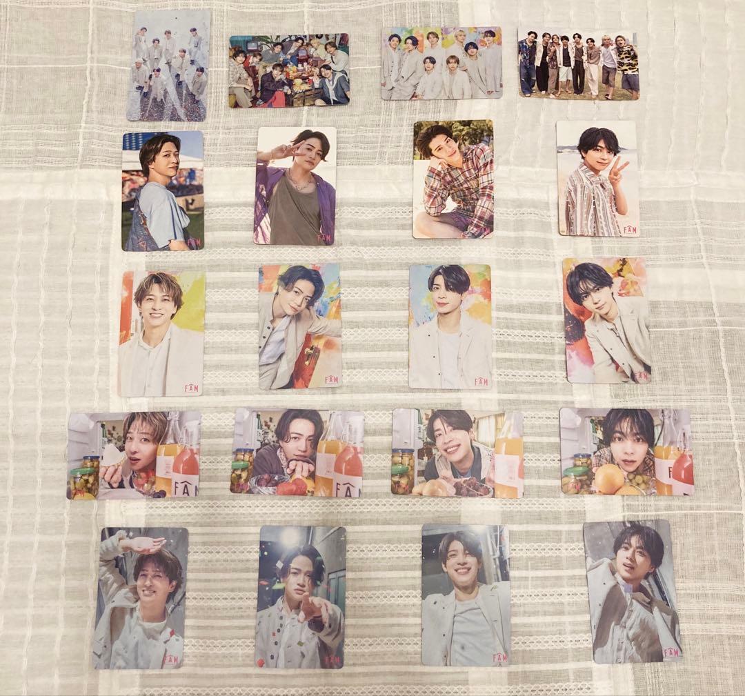 timelesz FAM 4形態セット 応募シリアルのみなし
