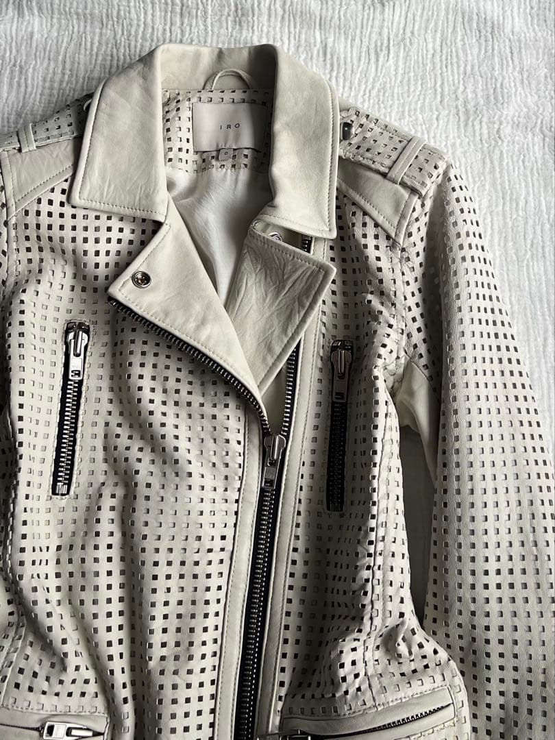 ジャケット・アウター \"IRO\" Mesh Gimmick Riders Jacket