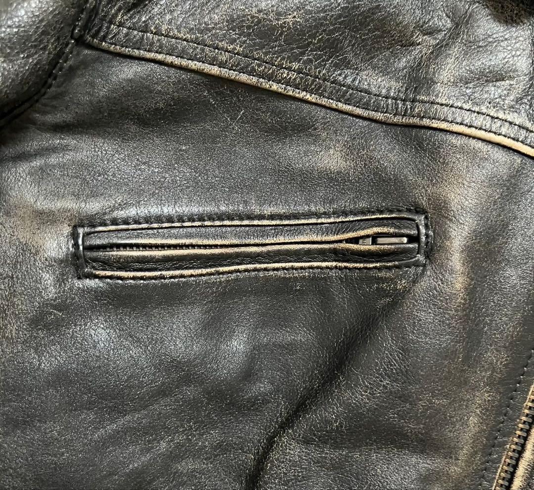 avirex 90s レザージャケット　レザーカーコート　M モーガン蔵人