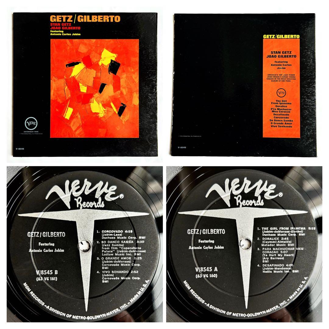 Getz / Gilberto feat.A.C.Jobimボッサ傑作USオリ盤