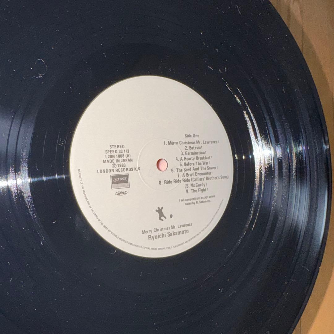 d*9様 【LP】【帯有】坂本龍一 戦場のメリークリスマス　レコード