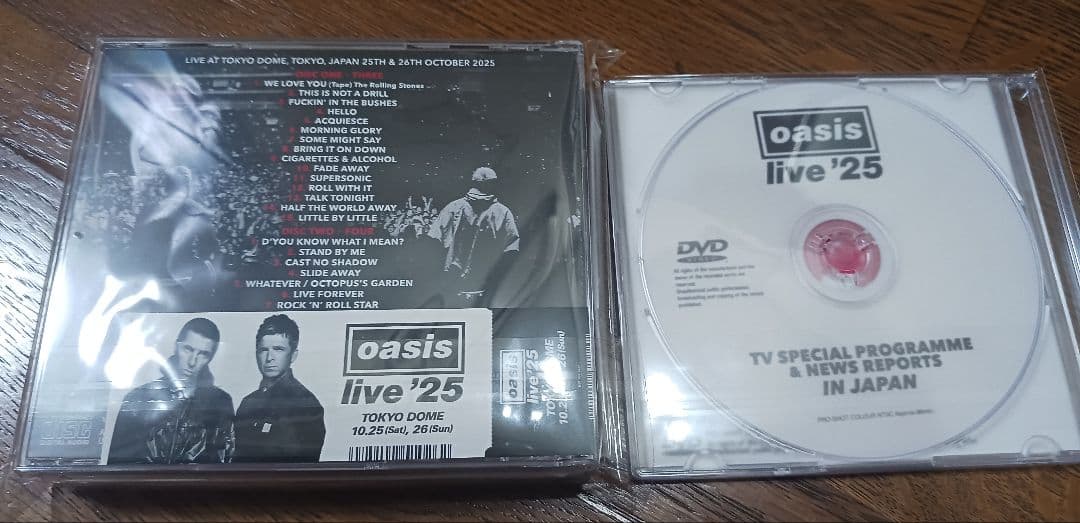 Oasis live '25 CD 東京ドーム 新品未開封