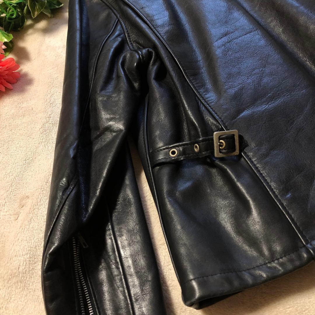 Red　美品　Schott ショット　641 シングルライダースジャケット