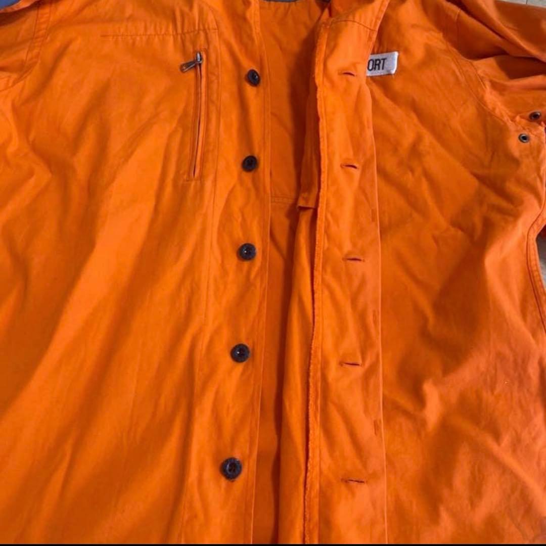 POLO SPORT ワークジャケット オレンジ・グレー シャツ