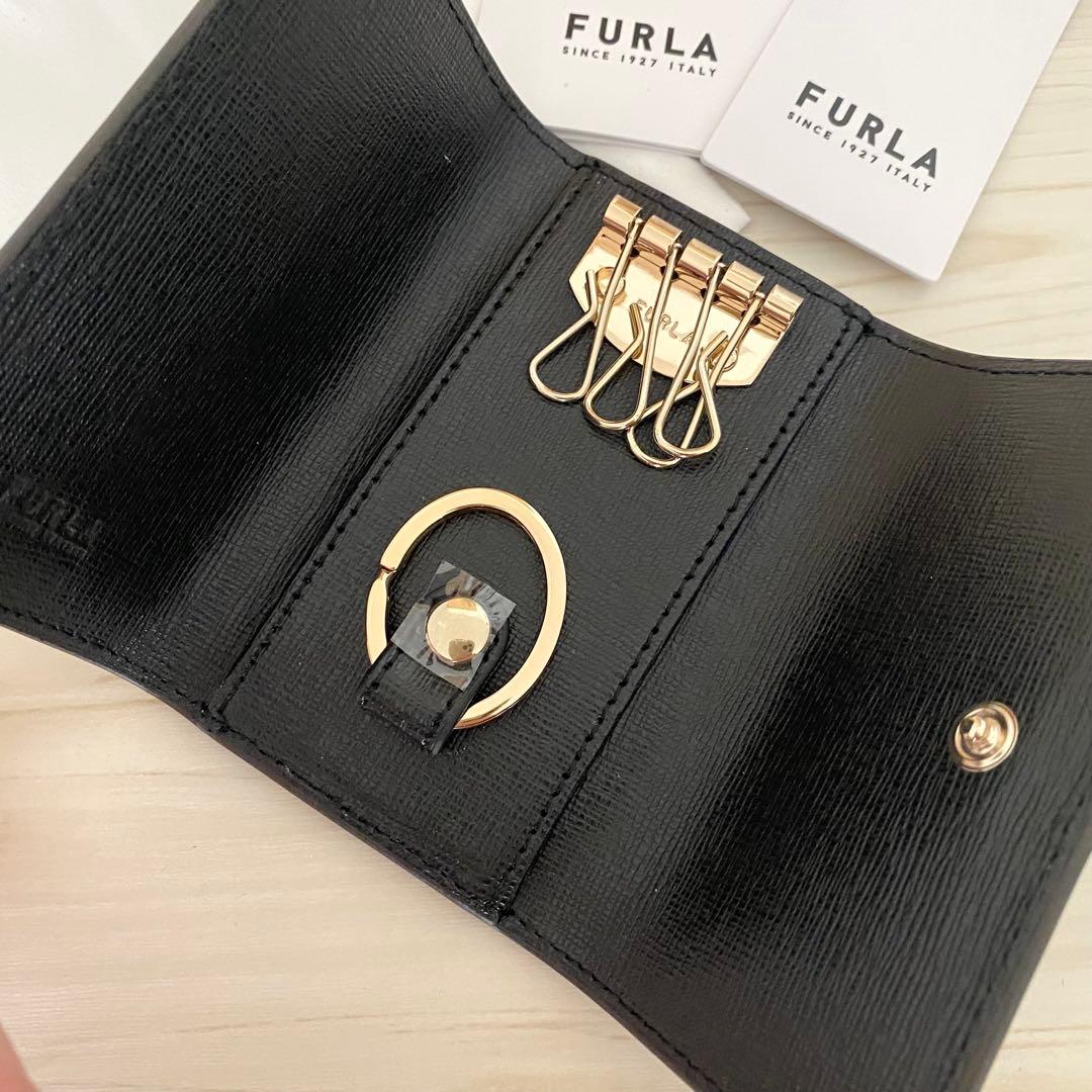 ★ 新品 FURLAキーケース ブラック キーケース