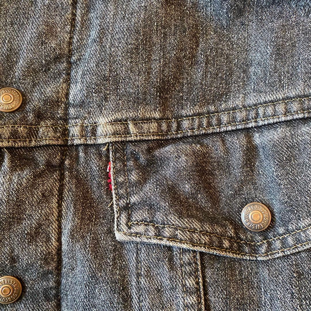 90s Levi's×Hudson's Bay リバーシブル先染めブラックデニム