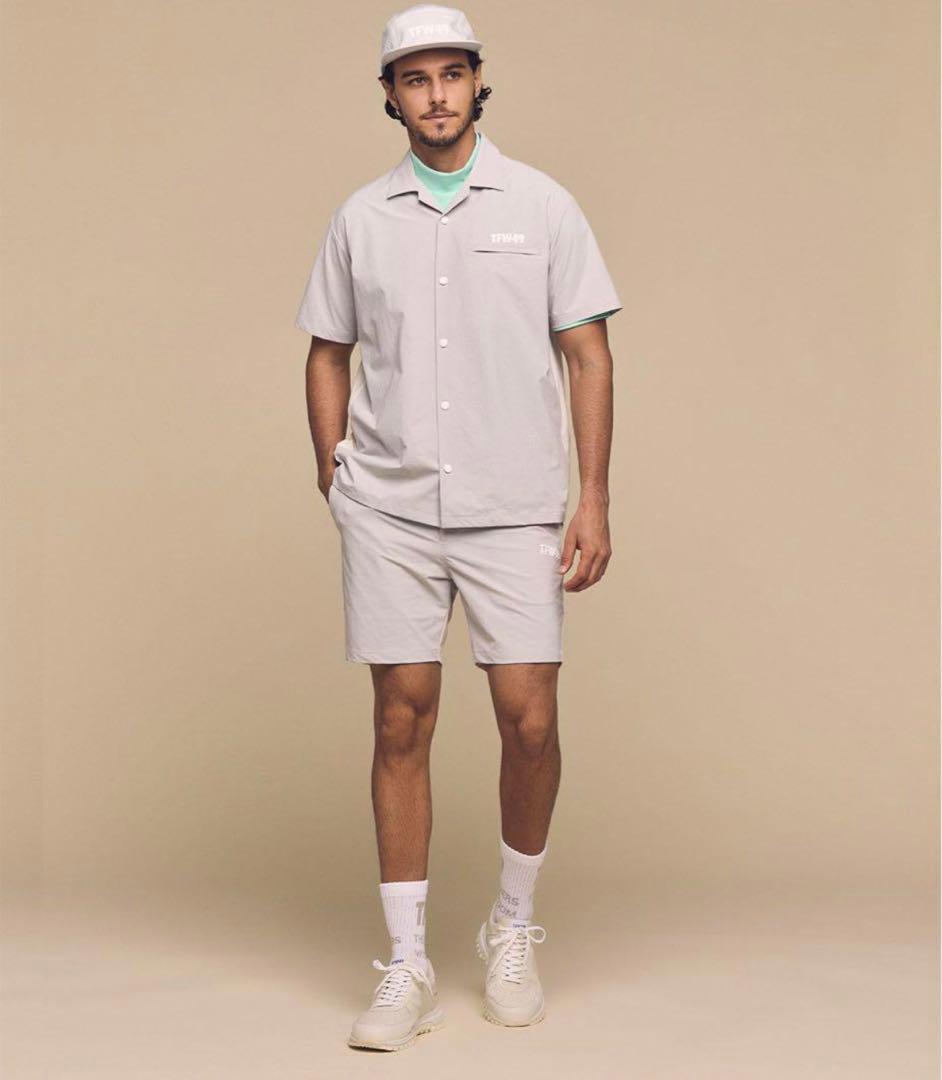 メンズウェア TFW49 COMBINATION OPEN COLLAR SHIRT