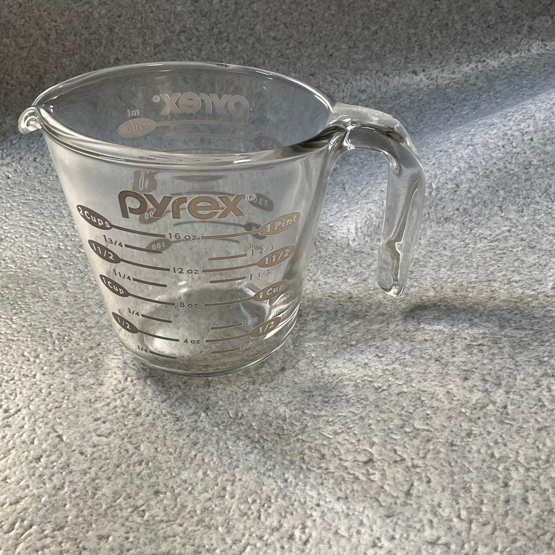 Pyrex 500ml メジャーカップ グレー MADE IN USA