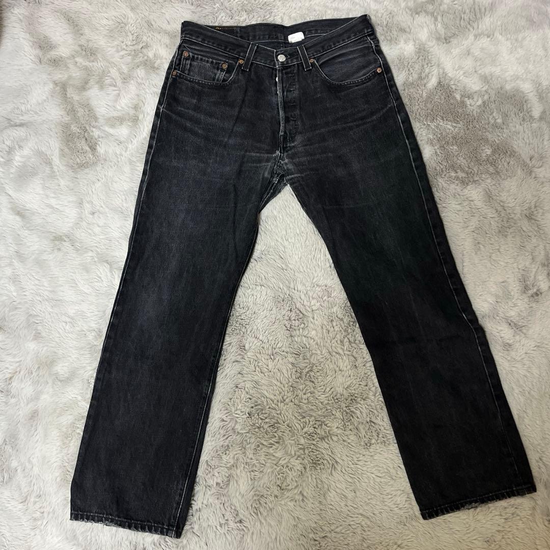 00s Levi's 501 ブラックデニム w33