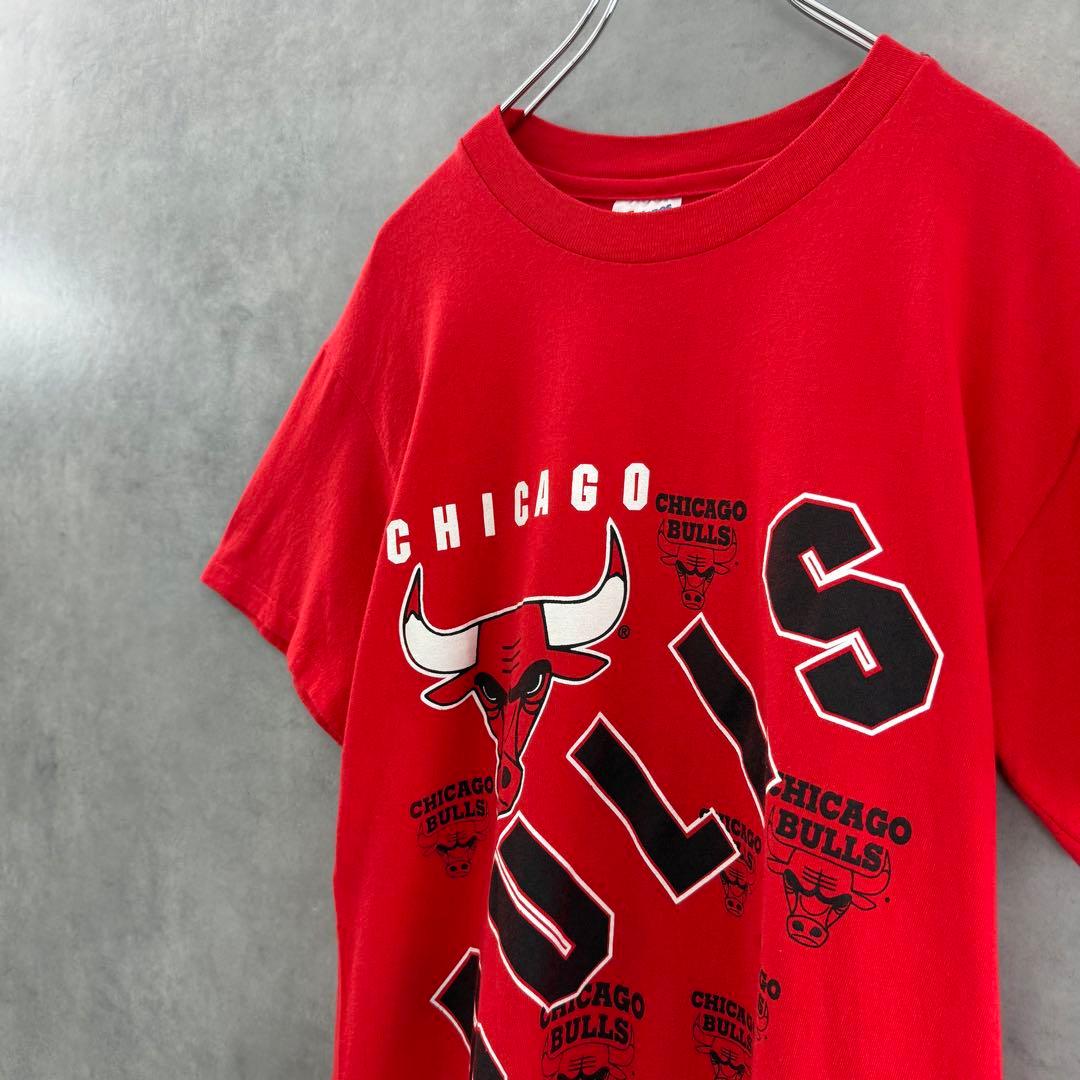 90s NBA Chicago Bulls シカゴブルズ プリントTシャツ M