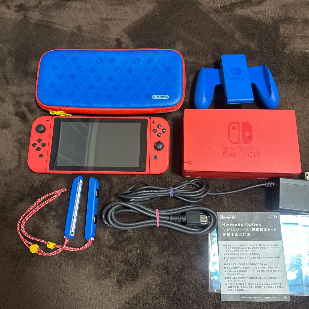 Nintendo Switch 本体 マリオレッド×ブルーセット