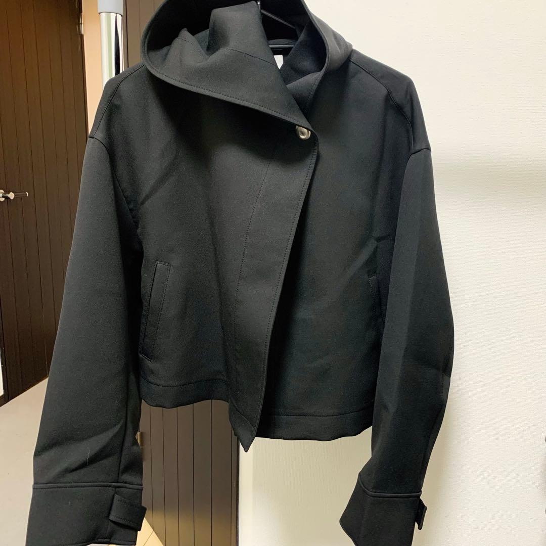 deres 9th feather short coat ブラック