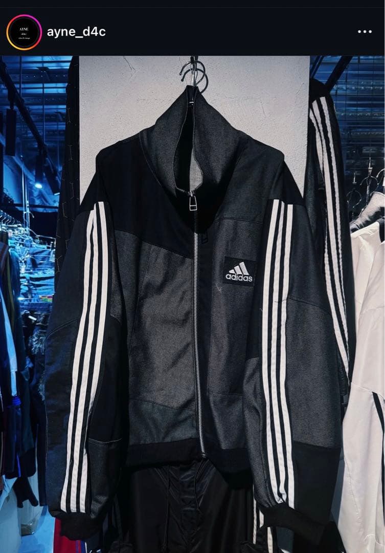 adidas パッチワークトラックジャケット