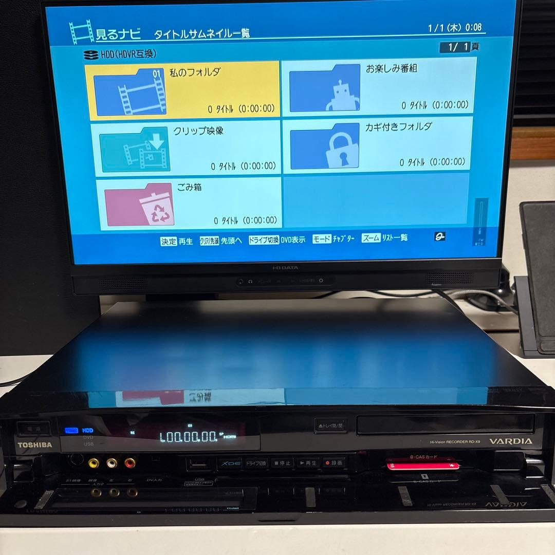 TOSHIBA RD-X9 HDD&DVDレコーダー