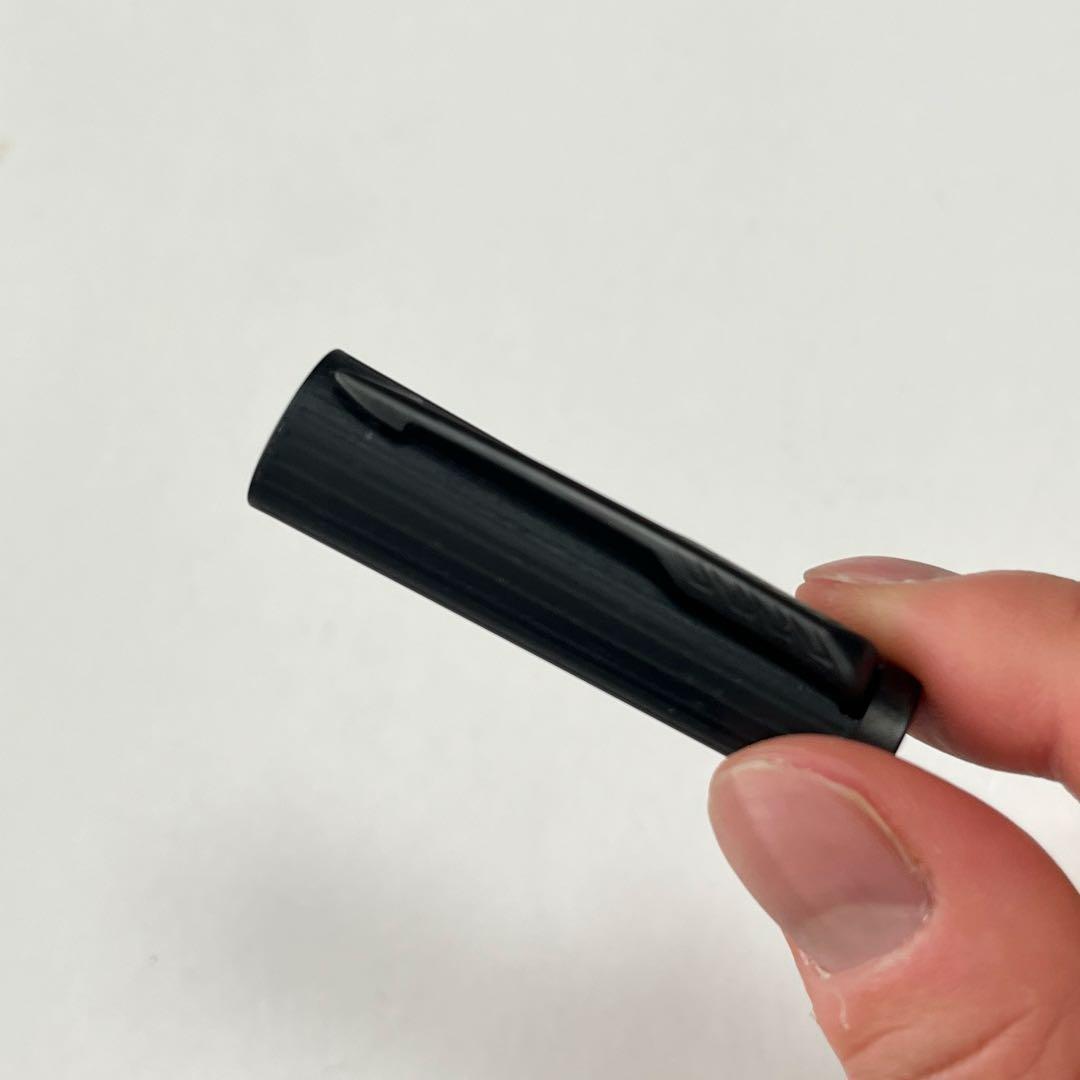PARKER パーカー5th 万年筆ブラック×レッド 替え芯2本付き