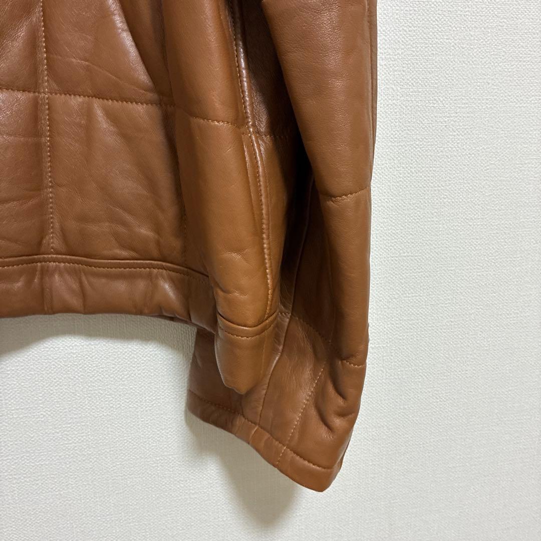VICTOR SANJUAN レザージャケット ブラウン スペイン製 本革　XL