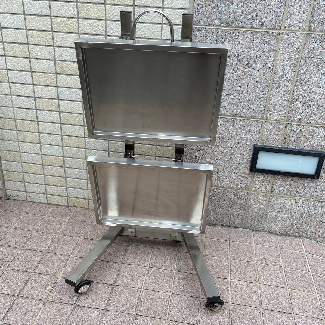 美容室　ワゴン　ステンレス製