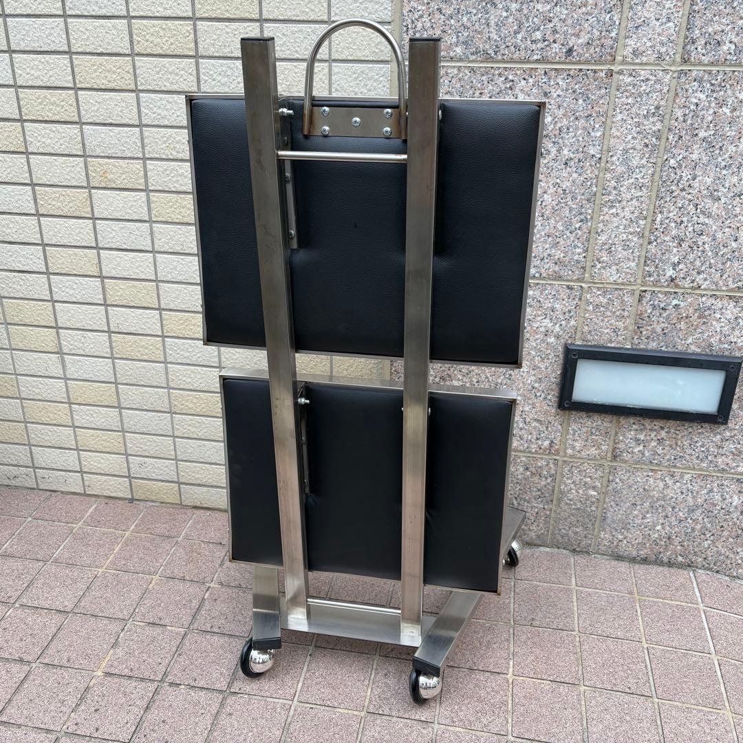 美容室　ワゴン　ステンレス製