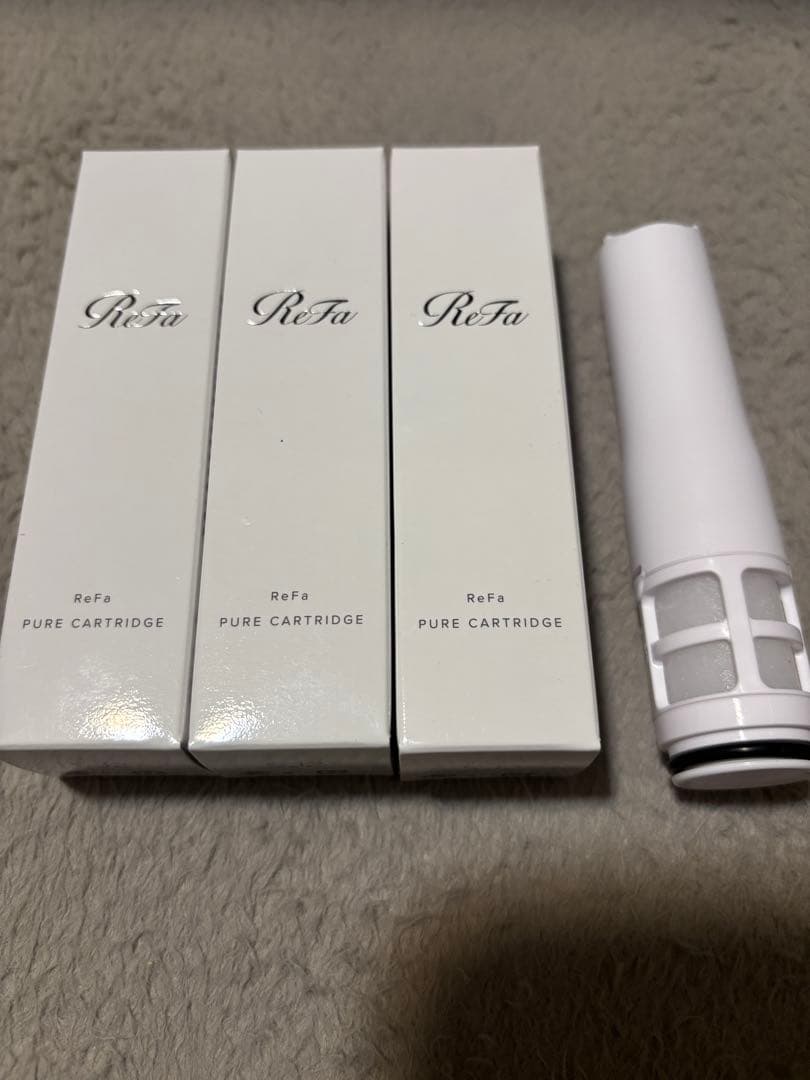 【まゆぴん】ReFa シャワーヘッド 新品3個カートリッジ付き