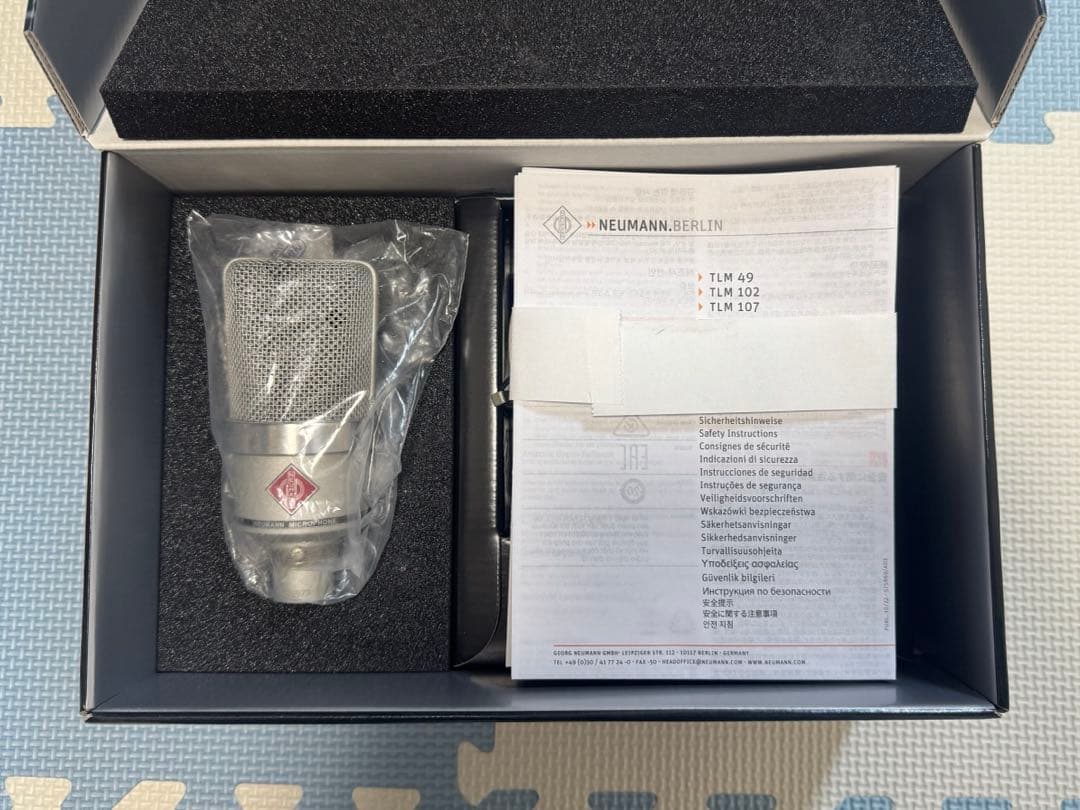 Neumann TLM 102 ショックマウント付きコンデンサーマイク ノイマン