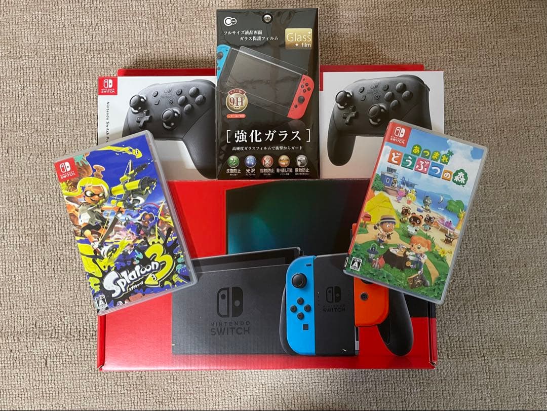 Nintendo Switch 新型+ スプラ3+PROコントローラー