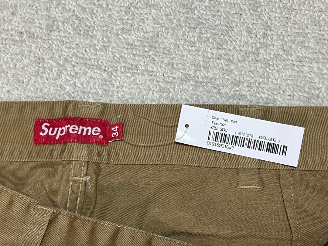 Supreme カーゴパンツ34 カーキ色