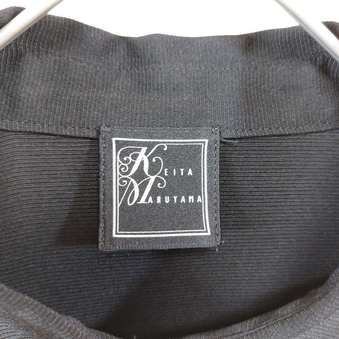KEITA MARUYAMA　レース刺繍シルクシャツ 花柄 黒 M 長袖
