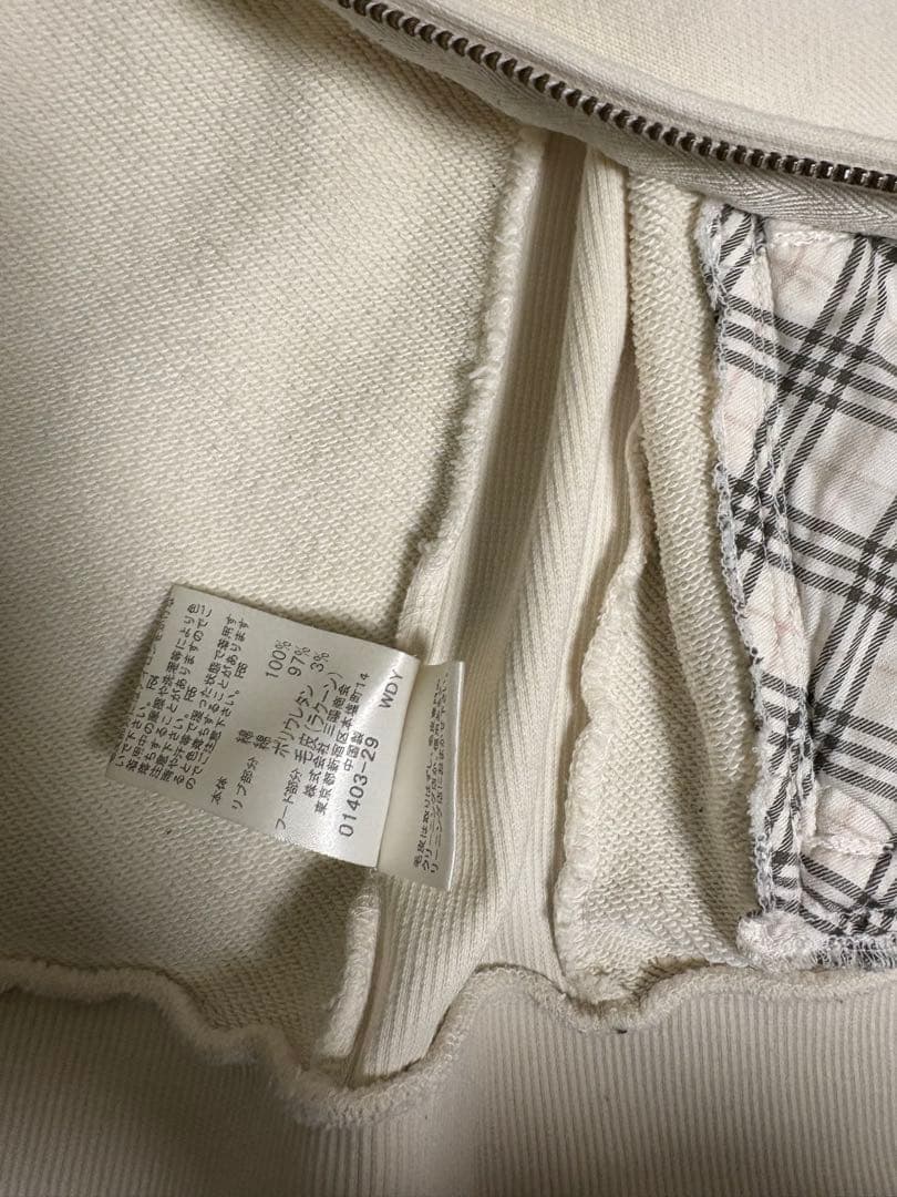 BURBERRY パーカー ホワイト