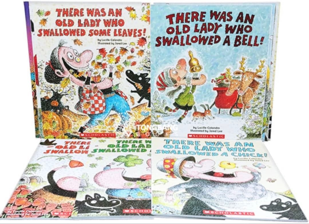 英語絵本There Was An Old Lady Who Swallowed…