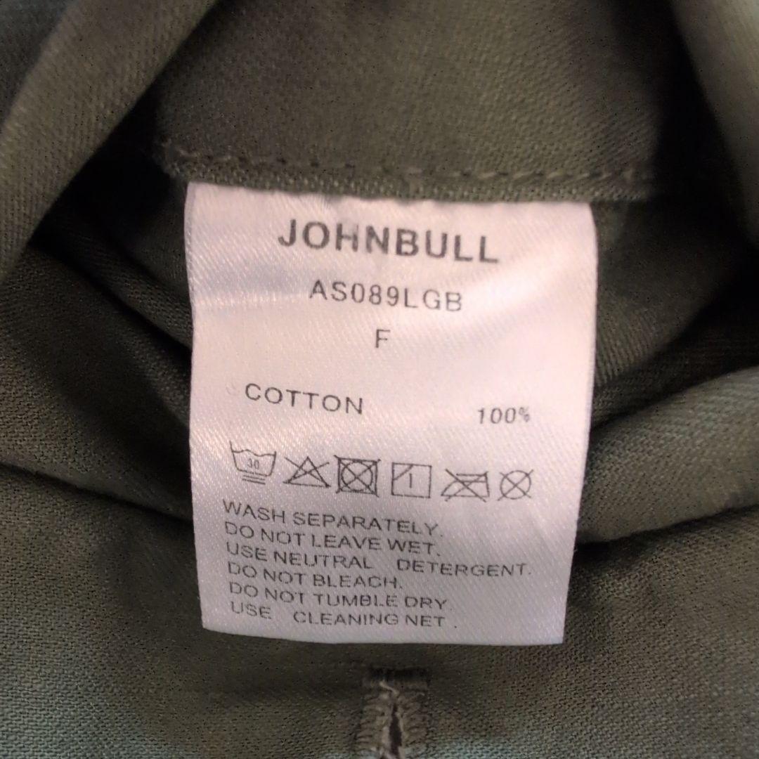 JOHNBULL オリーブグリーン 刺繍シャツ
