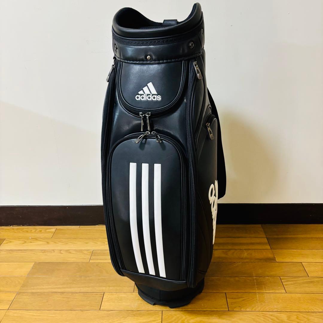 【美品】　adidasアディダス　キャディバッグ ゴルフバッグ　送料込み