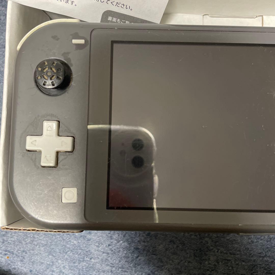 Nintendo Switch Lite グレー　本体・箱付き（ジャンク品）