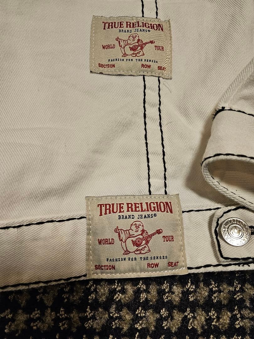 TRUE RELIGION ホワイトデニムジャケット S