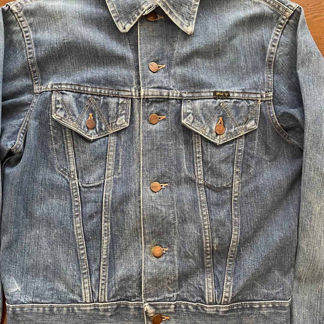 60s Wrangler 3rd 斜めベル 左綾デニム 綿糸 ゴールデンサイズ
