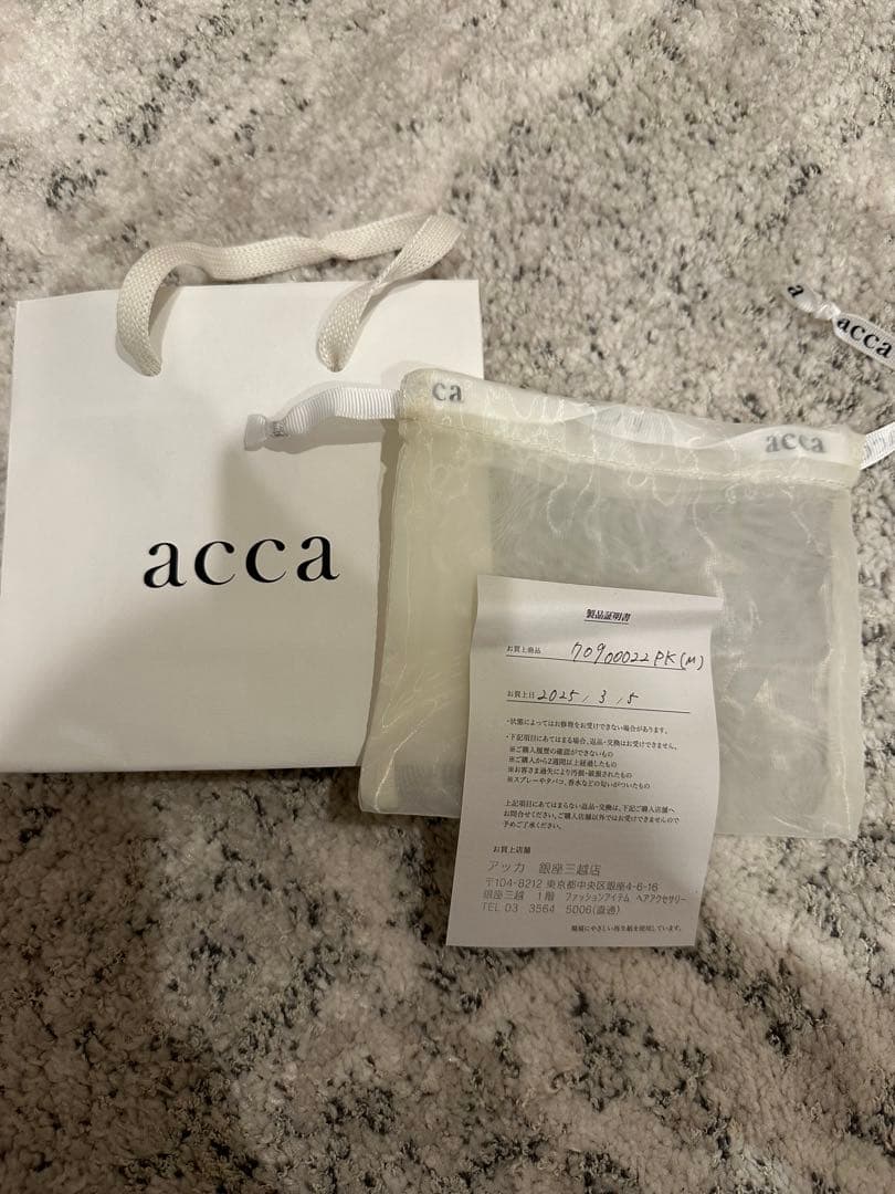 acca アッカ　バービークリップ　ピンク　M