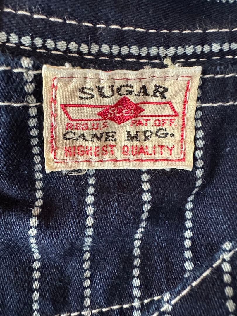 シュガーケーン sugar cane w36 ウォバッシュ ヒッコリーストライプ